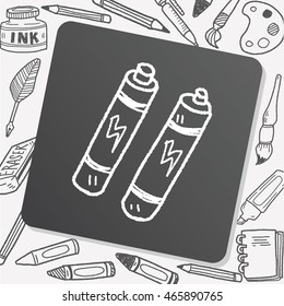 battery doodle
