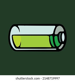 Cartoon-Vektorgrafik zum Zeichnen von Batterien