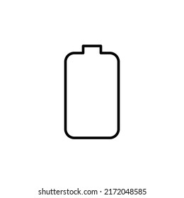battery editable stroke icon, Smart stroke icon
