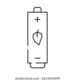 battery electrical energy tool line icon vector. battery electrical energy tool sign. isolated contour symbol black illustration
