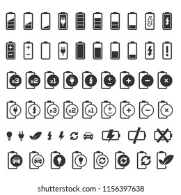 Battery Electrical Icons