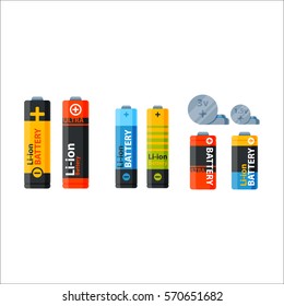 Battery electricity charge technology and accumulator alkaline battery-powered energy elements. Different toy and human tools power supply elements