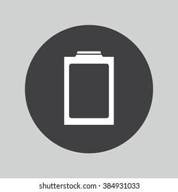 Battery empty icon. Low Battery symbol