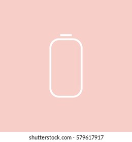 Battery empty, vector icon