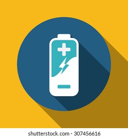 Battery energy design, vector illustration eps 10.