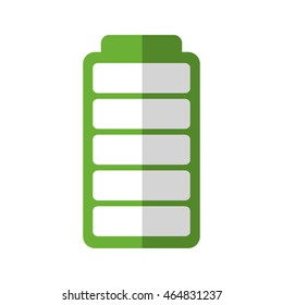 battery energy ecology save icon. Isolated and flat illustration. Vector graphic