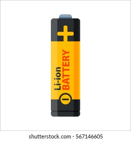Battery energy electricity tool vector illustration.