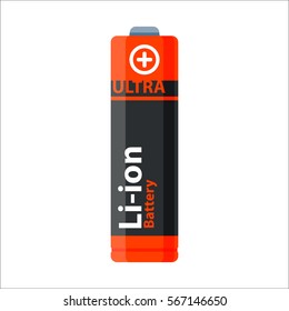 Battery energy electricity tool vector illustration.