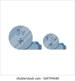 Battery energy electricity tool vector illustration.