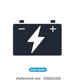 battery energy icon. Energy Types symbol template for graphic and web design collection logo vector illustration