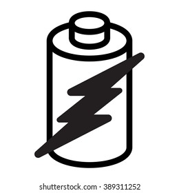 Battery Energy vector icon