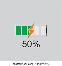Battery Energy Vector Logo background Template
