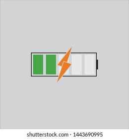 Battery Energy Vector Logo background Template