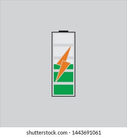 Battery Energy Vector Logo background Template