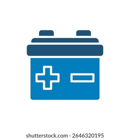 battery engine icon vector design template in trendy style