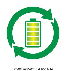 Battery exchange or charger icon for electric vehicles