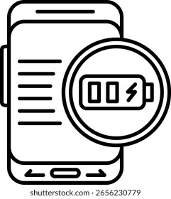 Diseño de icono de estilo lleno de batería