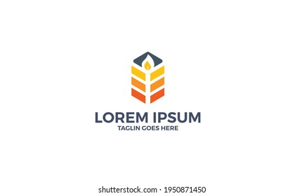 battery and fire logo vector icon illustration
