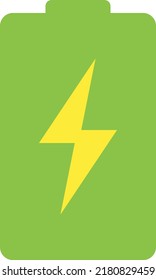 battery flash mobile user interface icon full battery 