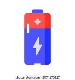battery flat clipart vector illustration
