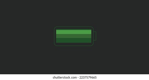 Battery Flat Design Graphic Design Illustration.eps