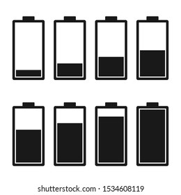 Battery flat icon vector design illustration isolated on white background