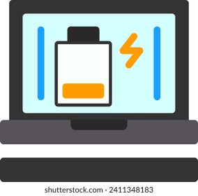 Battery Flat Icon Vector Design