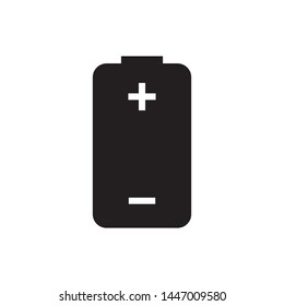 battery flat icon vector illustration
