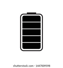 battery flat icon vector illustration