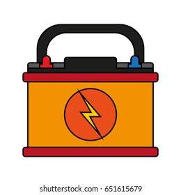 battery flat illustration