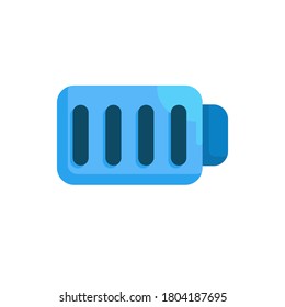 battery flat interface and ui icon 