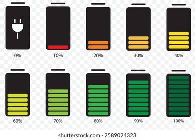  Battery Full charge indicator or low charge sign. Level battery Energy powerfully full. battery charge level. 1176