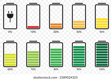  Battery Full charge indicator or low charge sign. Level battery Energy powerfully full. battery charge level. 1176
