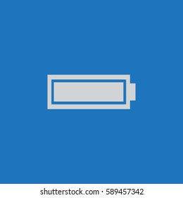 Battery full icon, accumulator vector illustration
