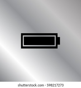 Battery full icon, accumulator vector illustration