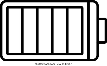 Battery Full vector icon. Can be used for printing, mobile and web applications.