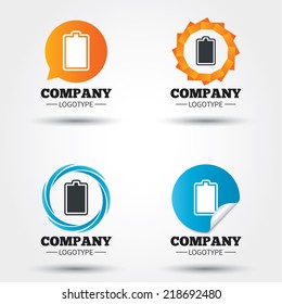 Battery fully charged sign icon. Electricity symbol. Business abstract circle logos. Icon in speech bubble, wreath. Vector