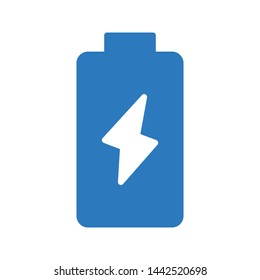 battery glyph color vector icon