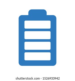 battery glyph colour vector icon