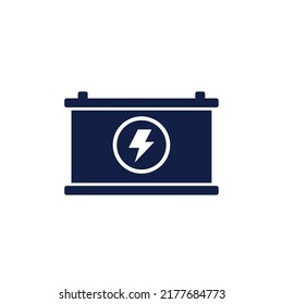 imagen vectorial de diseño de iconos glifos de batería