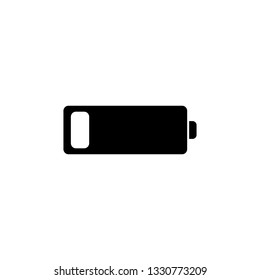 Battery Glyph Style Vector Icon