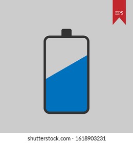 battery graphic vector illustration, it can be used for icons, web logos, profile icons and even application logos, and product logos