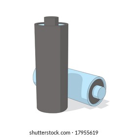 battery (gray & blue object series)