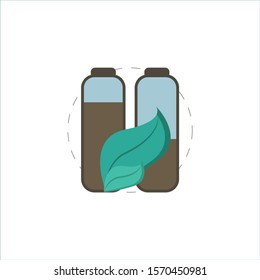 battery green leaf colorful vector flat icon. battery green leaf colorful vector flat icon. battery green leaf colorful vector flat icon. 