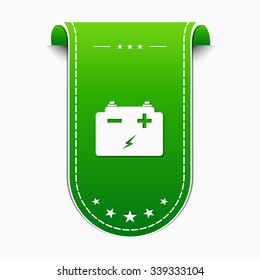 Battery Green Vector Icon Design