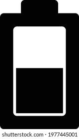 Battery half full icon for every use.