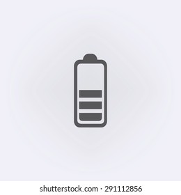 Battery half icon