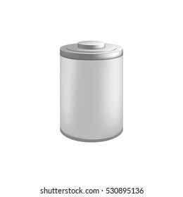 Battery Icon 3D Illustration, graphic concept for your design.