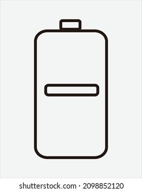 Icono de la batería. Símbolo de cerezo. Ilustración del vector