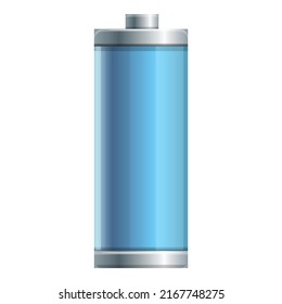 Battery icon cartoon vector. Energy recharge. Low mobile